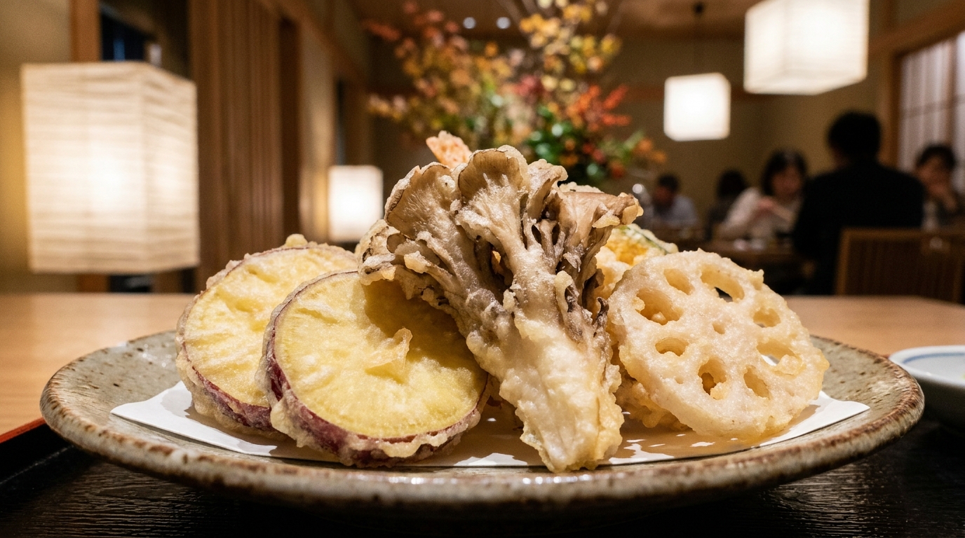 秋の味覚を堪能！ぎん天のこだわり天ぷらで贅沢なひとときを