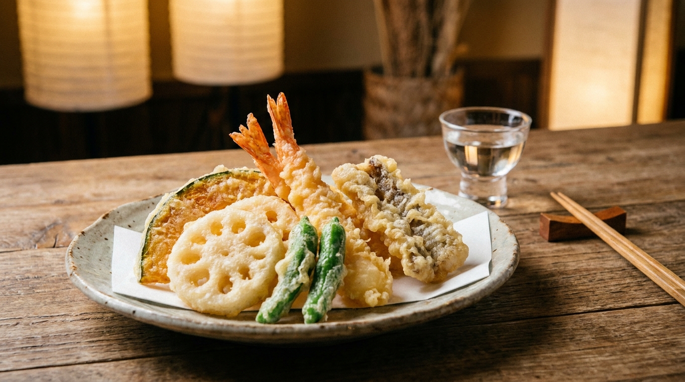 冬の京都で温まる。ぎん天こだわりの絶品揚げたて天ぷらをご堪能ください