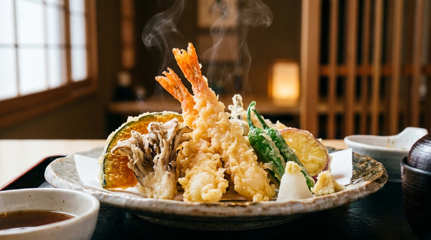 【2月限定】旬の味覚を堪能！職人が揚げる絶品天ぷらで春の訪れを感じるひとときを